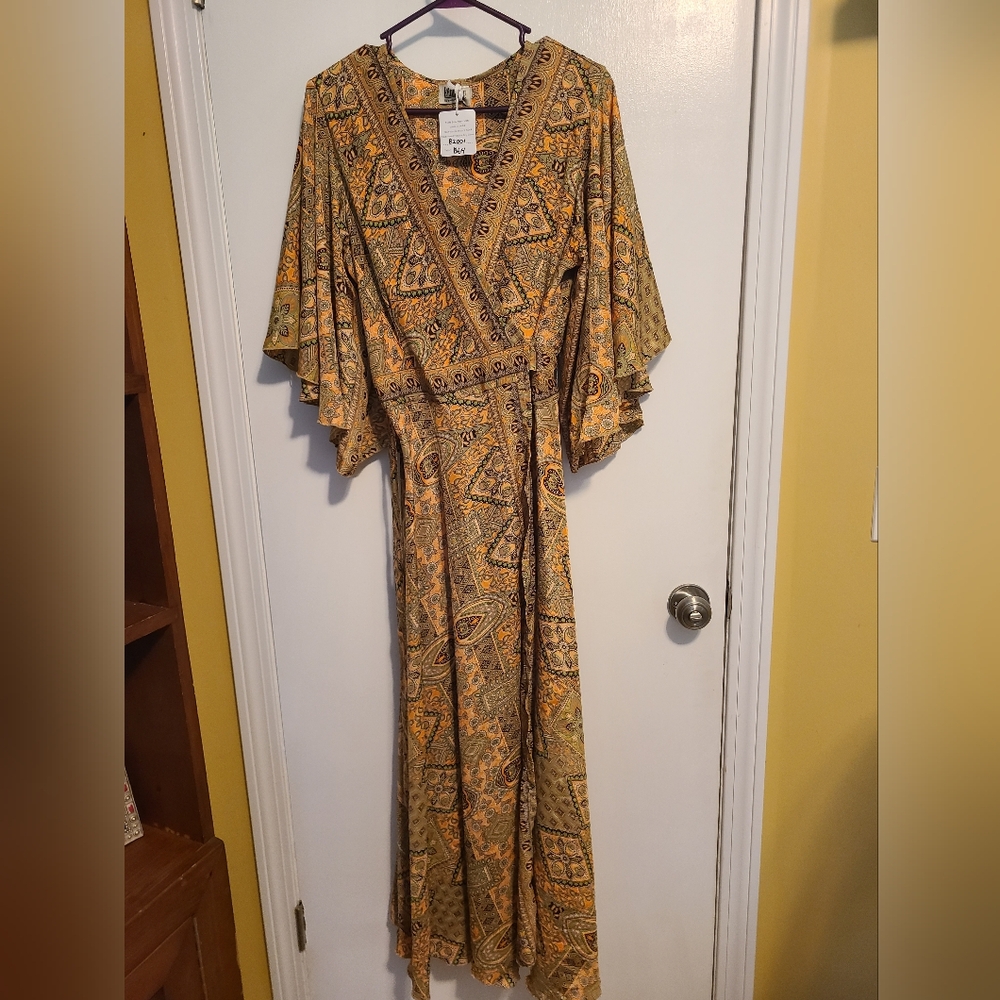 Wrap maxi dress